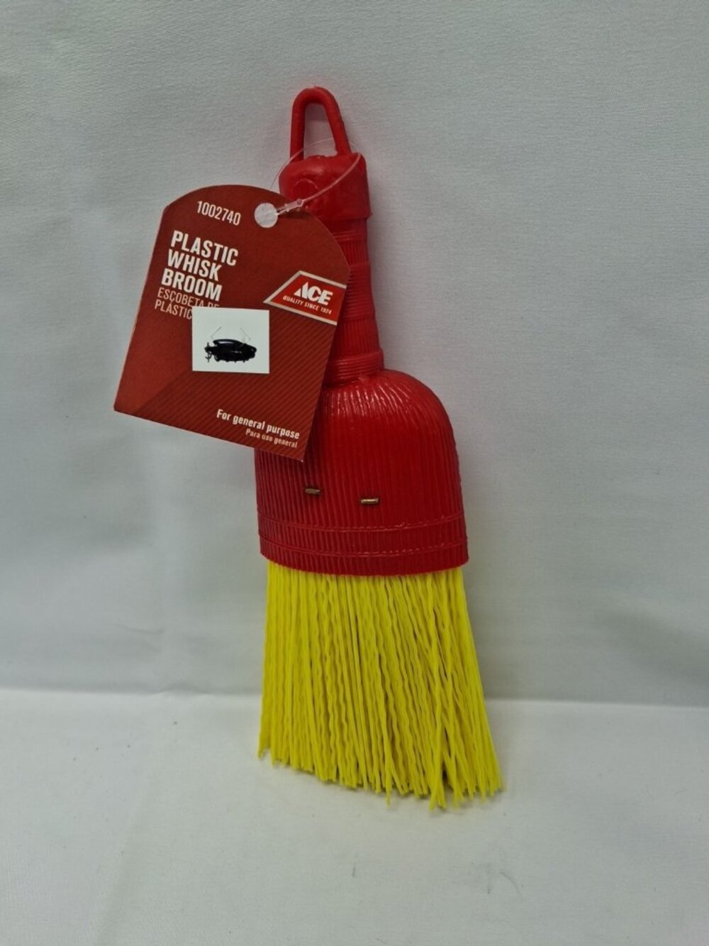 Ace Hardware Synthetic Bristle Whisk Broom 9"